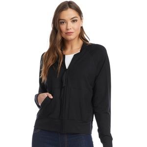 NWT Karen Kane French Terry Zip Light Jacket